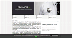 Desktop Screenshot of leibwaechter.com